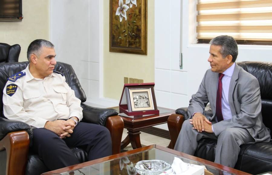 في إطار توطيد العلاقات الخارجية مدير عام الجمارك يستقبل السفير المكسيكي