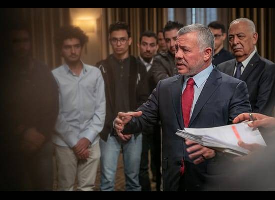 الملك يلتقي طلبة أردنيين متميزين... صور