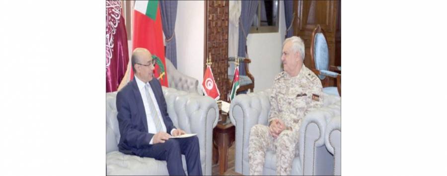 الحنيطي يستقبل سفيري تونس وباكستان ووفدًا بريطانيًّا