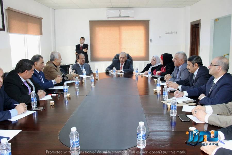 الذيابات يستقبل أعضاء اللجنة الوطنية للعسكريين السابقين ...صور