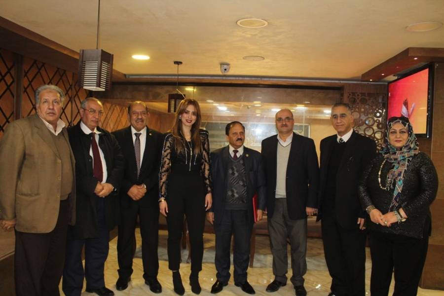 الاتحاد العالمي للاغاثه وحقوق الانسان يكرم الدكتورة عويس سفيرة السلام بالقدس(صور)