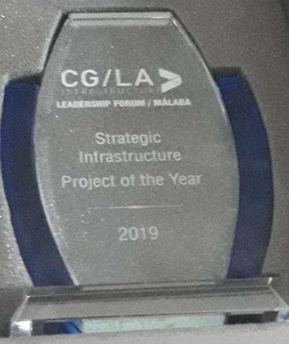 مشروع الناقل الوطني للمياه يفوز بجائزة افضل مشروع استراتيجي عالمي لعام 2019