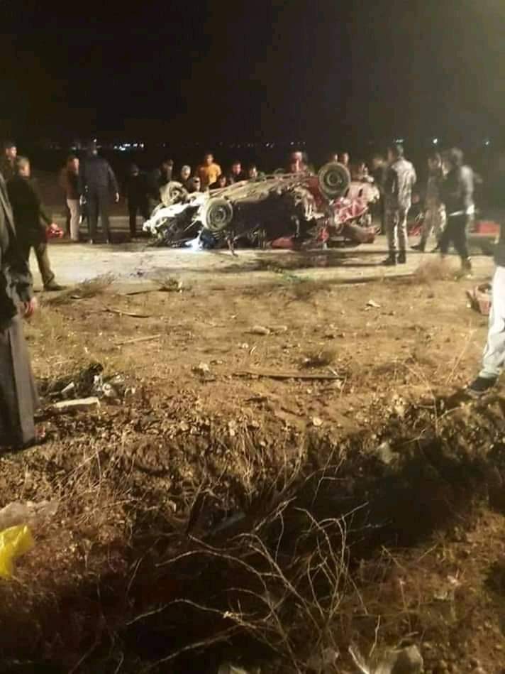 إصابة أربعة أشخاص اثر حادث تصادم في منطقة زيزيا