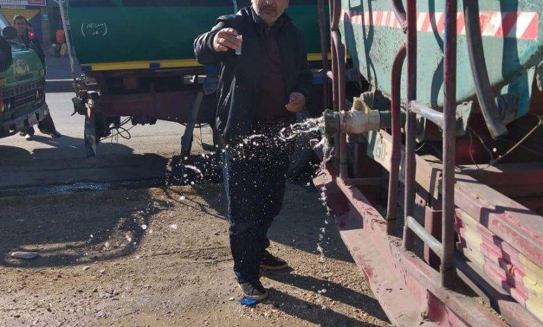 وزارة المياه والري: ضبط صهريج يحمل مياه غير صالحة للشرب في وادي السير