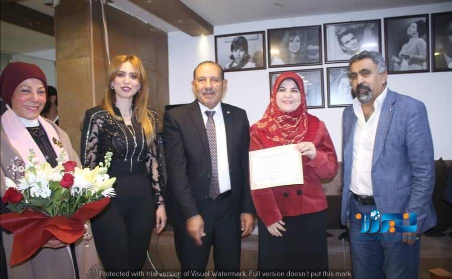 تكريم سفيرة السلام في القدس