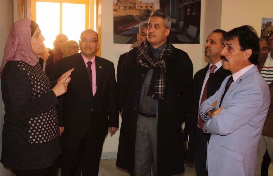 افتتاح معرض أماكن الذاكرة في جامعة الحسين بن طلال