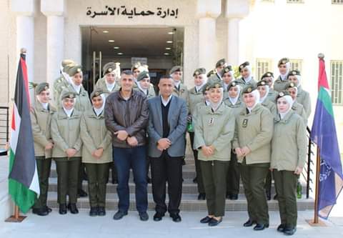 العميد العبداللات يستقبل طلبه كليه الخدمات الطبية الملكية