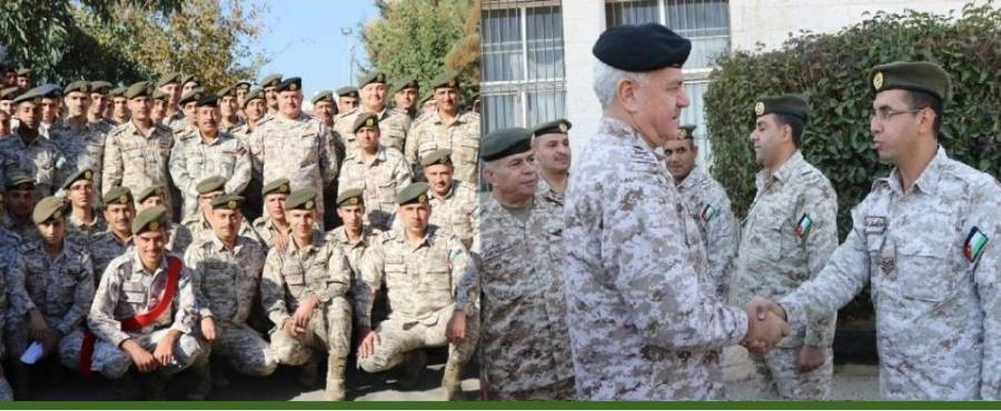 الحنيطي يشيد بالمعنويات و الاحترافية العالية والمستوى المتميز للحرب الإلكترونية والتدريب العسكري.