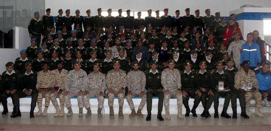 تخريج عدد من الدورات في  الاتحاد الرياضي العسكري