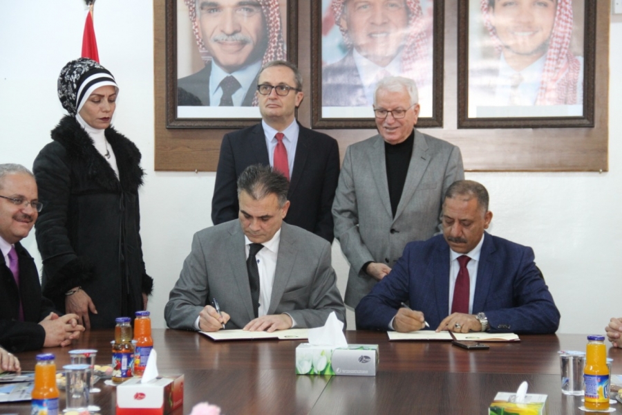 البلقاء التطبيقية وشركة المدن الصناعية الأردنية توقعان مذكرة تفاهم لتعزيز التعاون في مجال التدريب المشترك