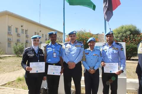 قوات الدرك افضل ضباط في مهمة حفظ السلام دارفور.