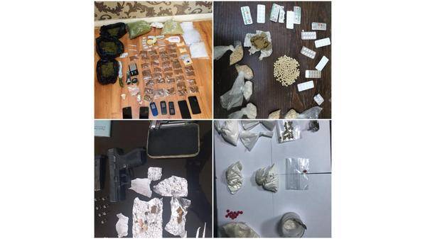 القبض على ٢٣ شخصاً تورطوا في قضايا مخدرات وبحوزتهم مواد مخدرة واسلحة نارية