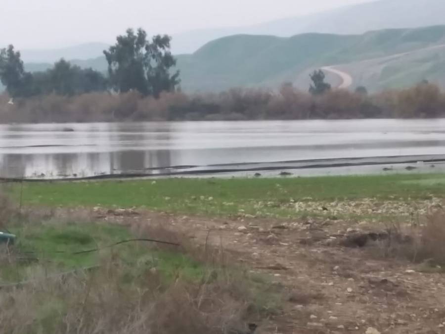 المياه: منسوب نهر الاردن المرتفع يسير نحو دير علا وداميه جنوبا