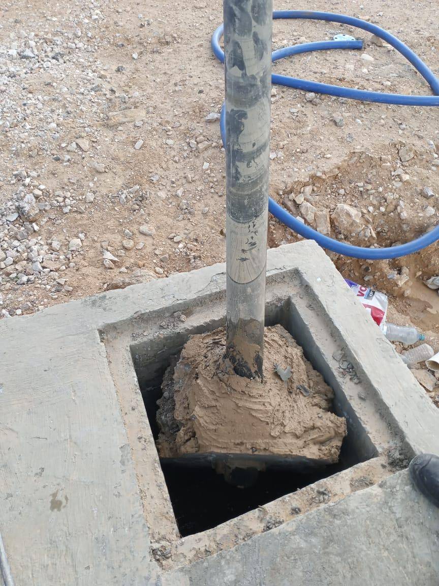 المياه : ازالة (3) اعتداءات جديدة على خط ناقل الديسي بالقطرانة