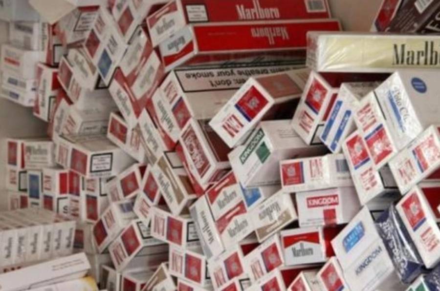 احباط تهريب(14350) كروز دخان في مركز حدود جابر