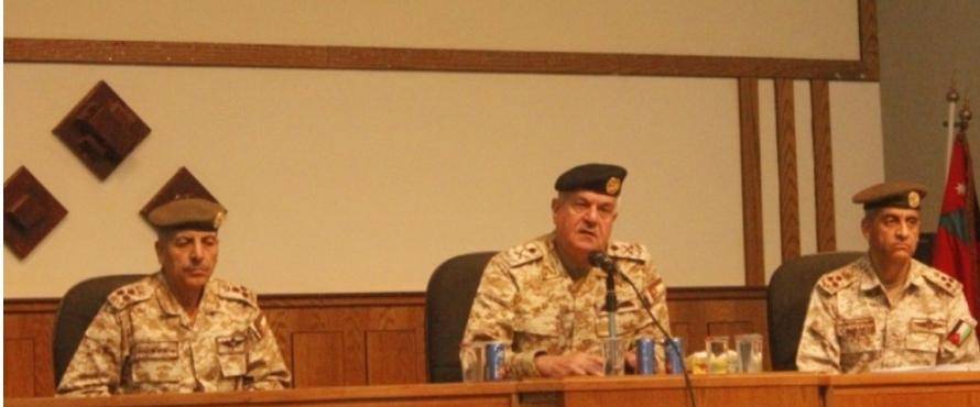 رئيس هيئة الأركان المشتركة يزور جامعة مؤتة – الجناح العسكري