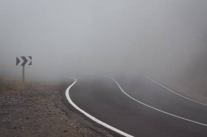 السير: اضاءة الرباعي اثناء القيادة في الضباب تربك السائقين