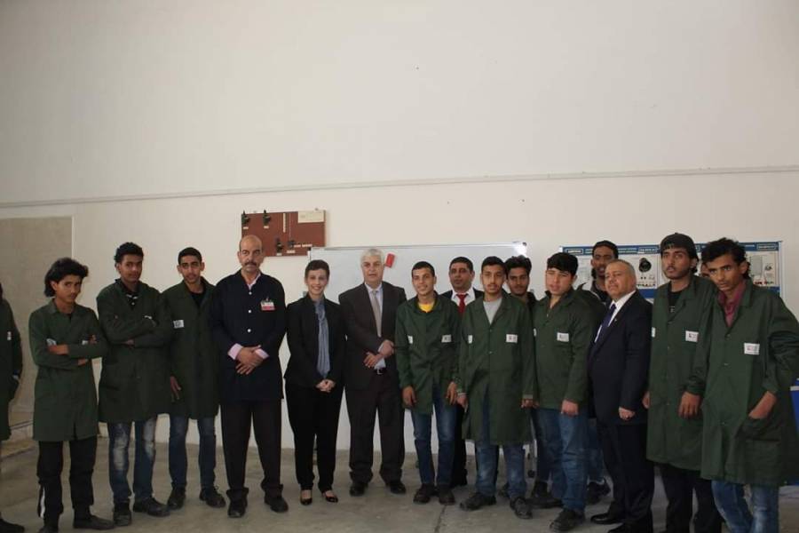 مدير عام التدريب المهني يستقبل  السفيرة الألمانية في معهد التدريب المهني العقبة