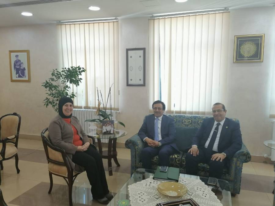 اسحاقات تلتقي مدير عام المنظمة العربية للتنمية الادارية