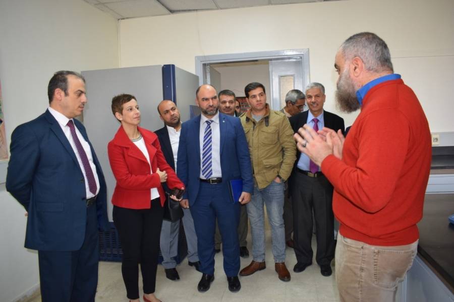 سفيرة الاتحاد الأوروبي تثمن دور المركز الوطني للبحوث الزراعية في دراسات التكيف مع التغير المناخي