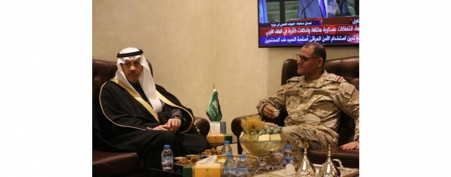 السفير السعودي في الاردن يزور الملحقية العسكرية السعودية