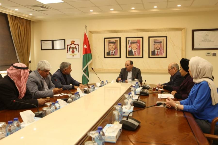 العموش يستقبل رئيس مجلس محافظة معان... صور