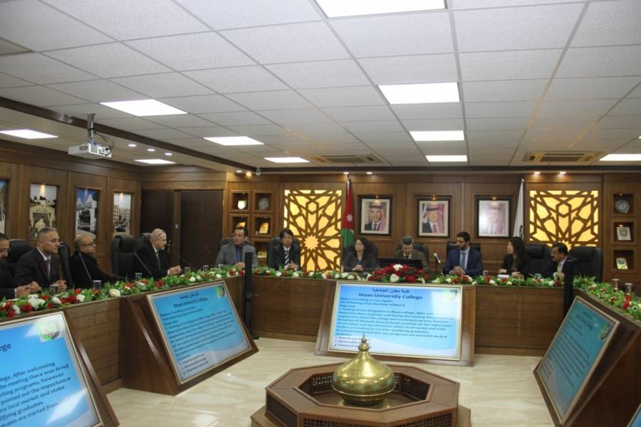 الزعبي يستقبل مهندسي الجامعة الذين انهوا المنحة التدريبية في اليابان في صيانة السيارات الهجينة