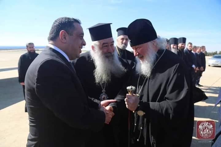 الداوود في وادع بطريرك موسكو وعموم روسيا