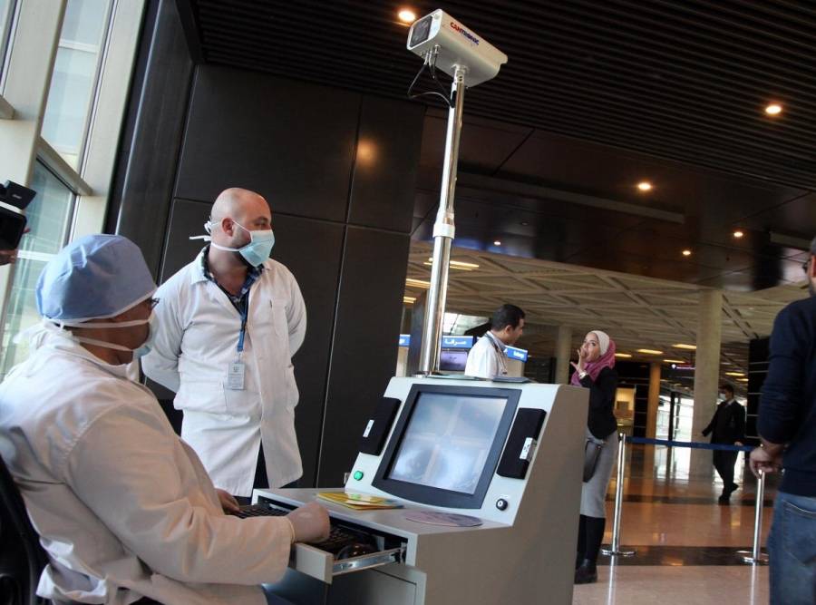 تجهيز منطقة العزل داخل طابق خاص في فندق المطار.. صور وفيديو