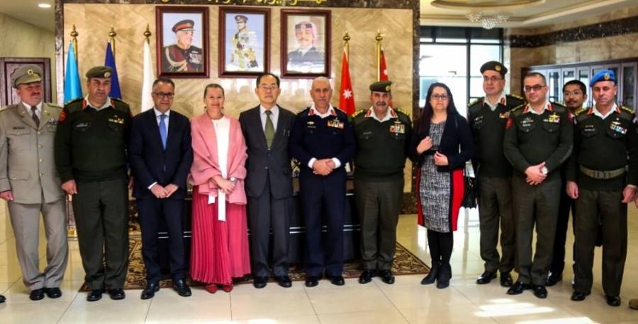 توقيع اتفاقية منحة يابانية بين القوات المسلحة والمنظمة الدولية للهجرة (IOM)