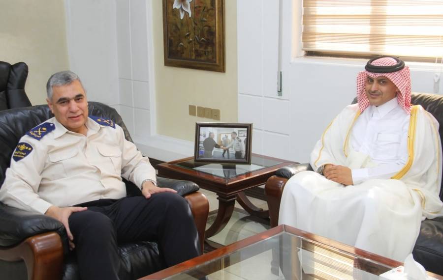 مدير عام الجمارك يستقبل السفير القطري