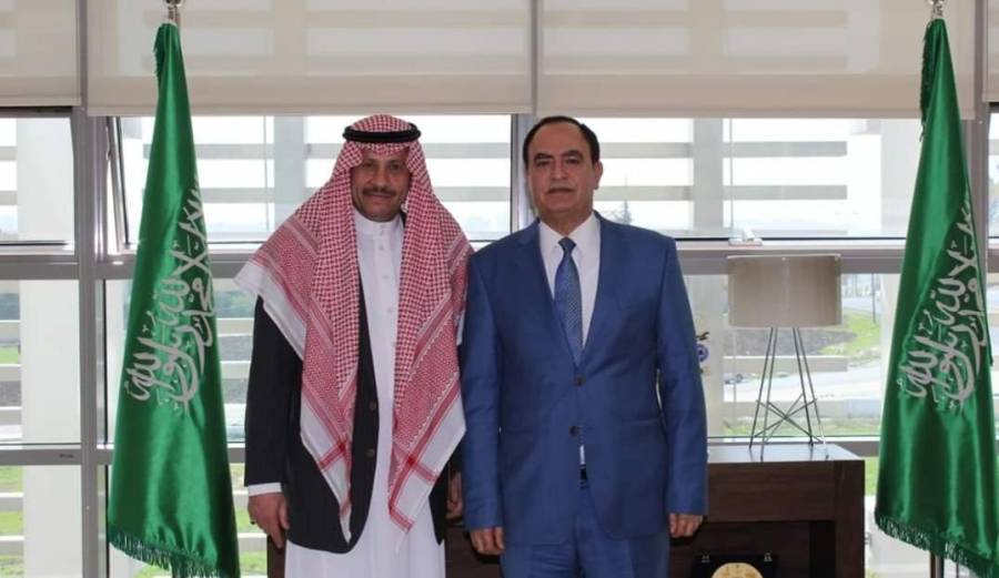سفير خادم الحرمين الشريفين يستقبل الصرايرة