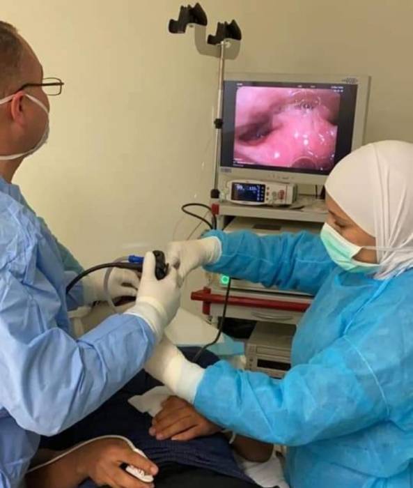 إجراء أول حالة تنظير للقصبات الهوائية في مستشفى الامير هاشم بن عبدالله الثاني