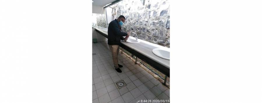 شاهد.. بدء عمليات التعقيم في المواقع والأماكن السياحية الأثرية