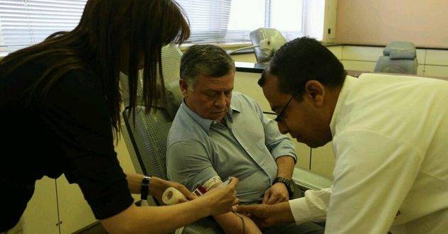 الملك اجرى فحص الكورونا وجلالته سليم ‏ساعتين مضت