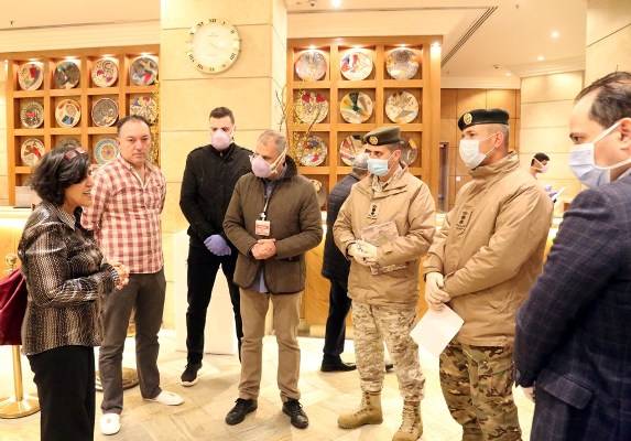 القوات المسلحة تتفقد جاهزية الفنادق المخصصة للحجر الصحي... صور