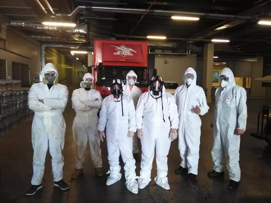 فرق التفتيش في وزارة البيئة تتفقد آليات تنفيذ التخلص من النفايات الناتجه عن اماكن الحجر الصحي