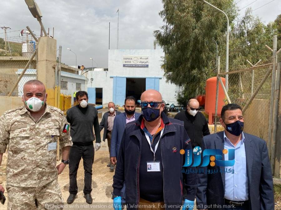 وزير المياه والري يتابع اجراءات قطاع المياه في جرش وعجلون ‬