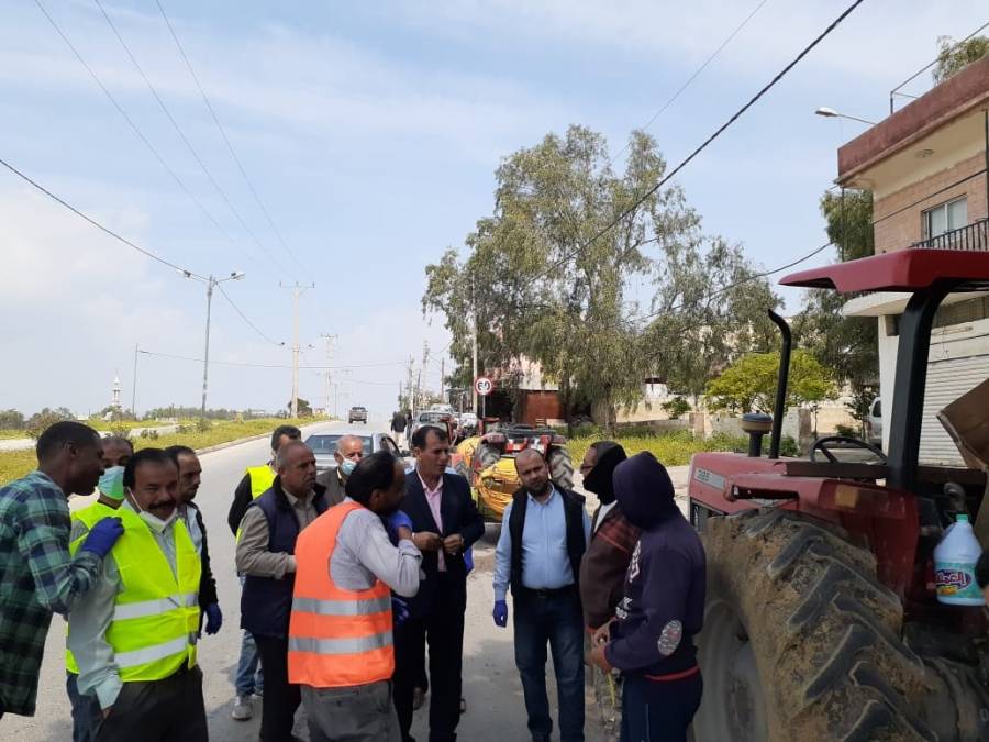 الوطني للبحوث الزراعية ينفذ حملة تعقيم غرب إربد