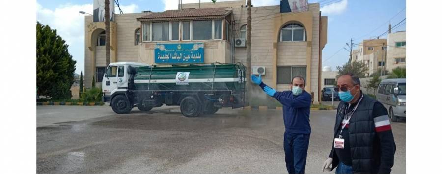 اشادة شعبية ورسمية في عين الباشا بإجراءات الوطني للبحوث الزراعية بمجابهة كورونا