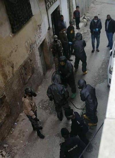 تطهير وتعقيم في منطقة النصر – صور