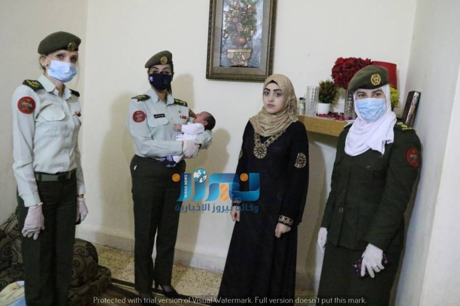 وفد من نشميات الجيش العربي يزور الطفل السوري أردن ...فيديو