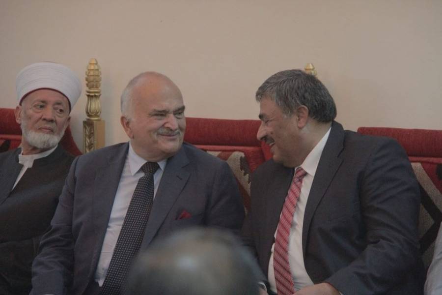 الأمير الحسن بن طلال يعزي عشائر العزام