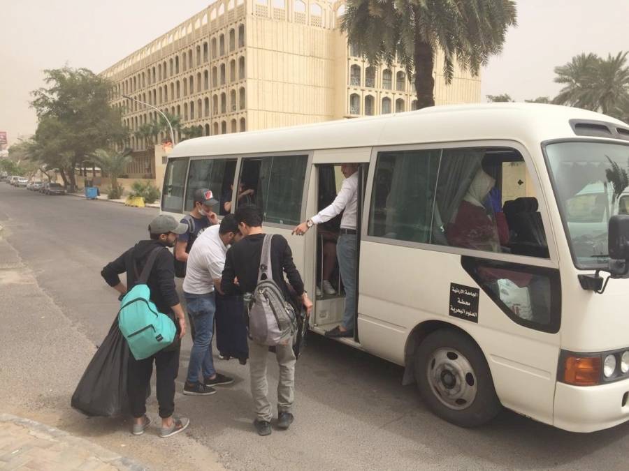 اردنية العقبة تبادر لنقل طلبتها العالقين في العقبة الى محافظاتهم