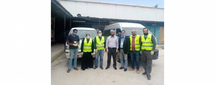 فريق مديرية تنمية لواء الرصيفة عمل متواصل رغم جائحة كورونا