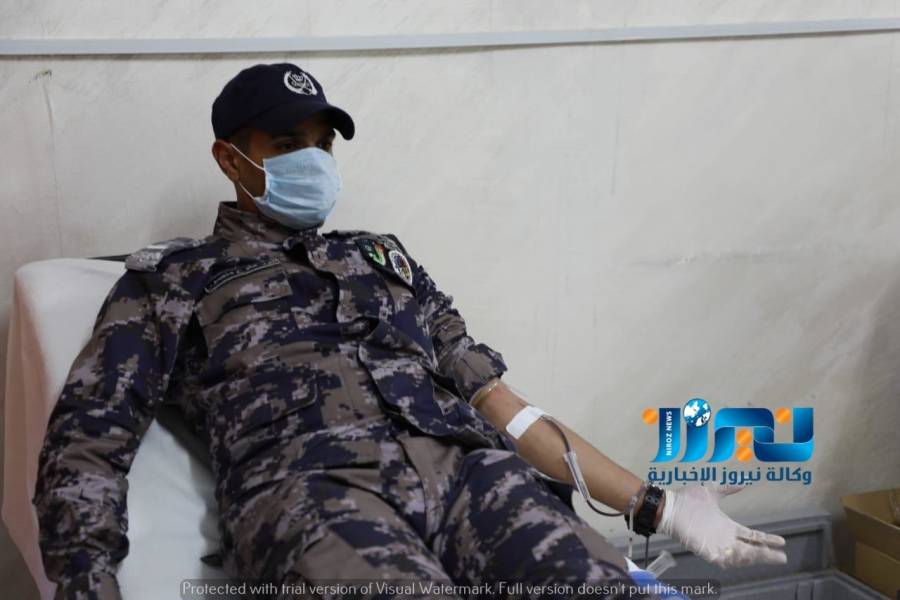 الأمن العام يواصل التبرع بالدم في العاصمة وإربد والعقبة