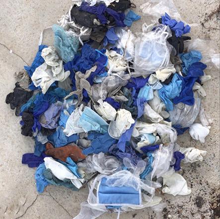 ‘DeLitter Jordan’ campaign collects discarded face masks and gloves