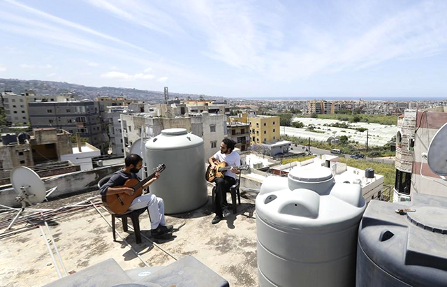 Lebanon rooftops bustle as virus shifts life upstairs