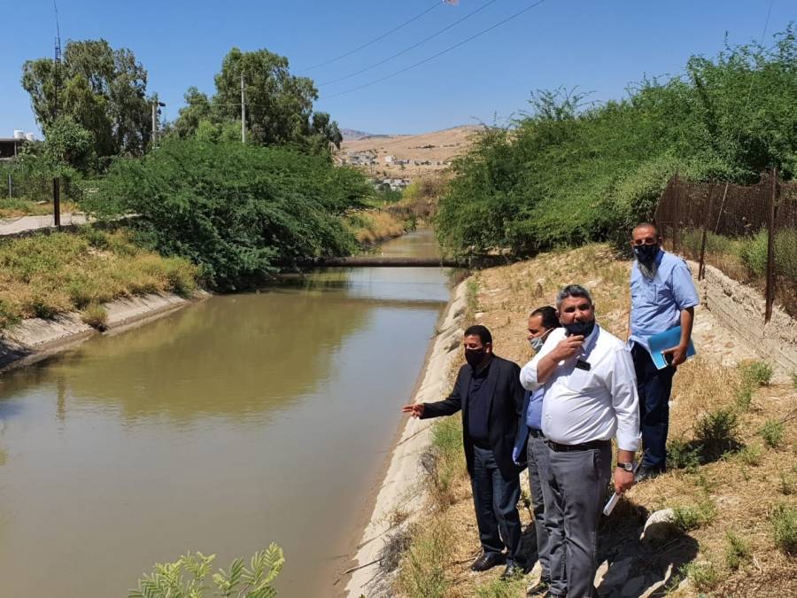 أمين عام المياه يتفقد إجراءات تزويد مياه الري... صور