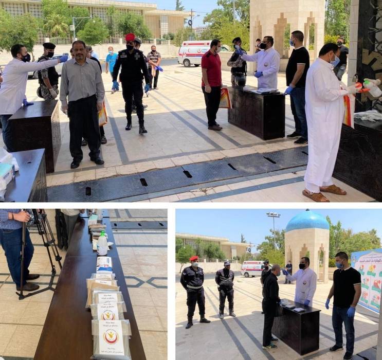 المستشفى التخصصي يتطوع في اول صلاة بعد جائحة الكورونا